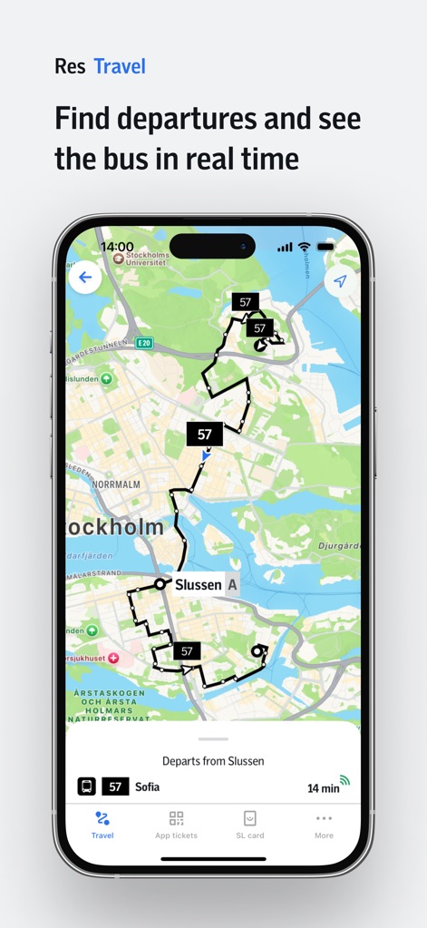SL-Journey planner and tickets - This tool provides dynamic map visualization of routes, showing real-time bus locations and accurate departure countdowns.