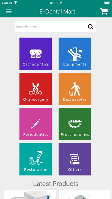 E-Dental Mart Screenshot