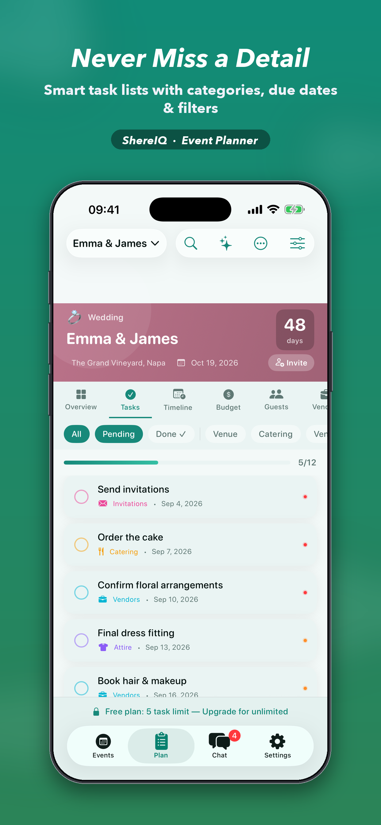 ShereIQ: Event Planner screenshot 3