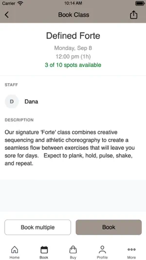 Defined Pilates screenshot 3