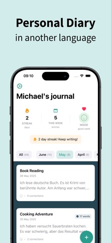 Learn Languages: AI Diary Screenshot 2 of 4