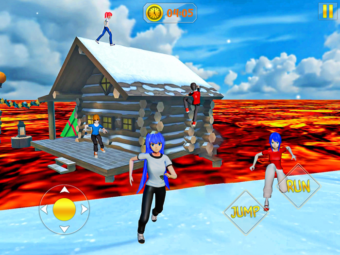 Anime Parkour lava Jump Game