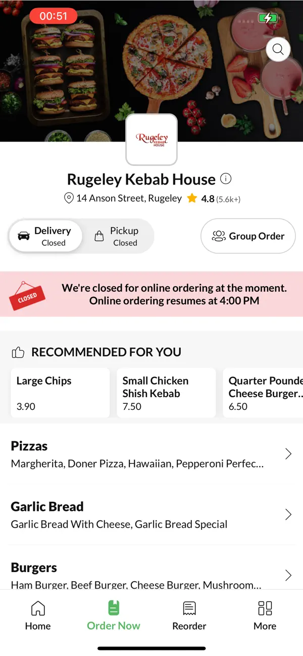 Screenshot #2 pour Rugeley Kebab House