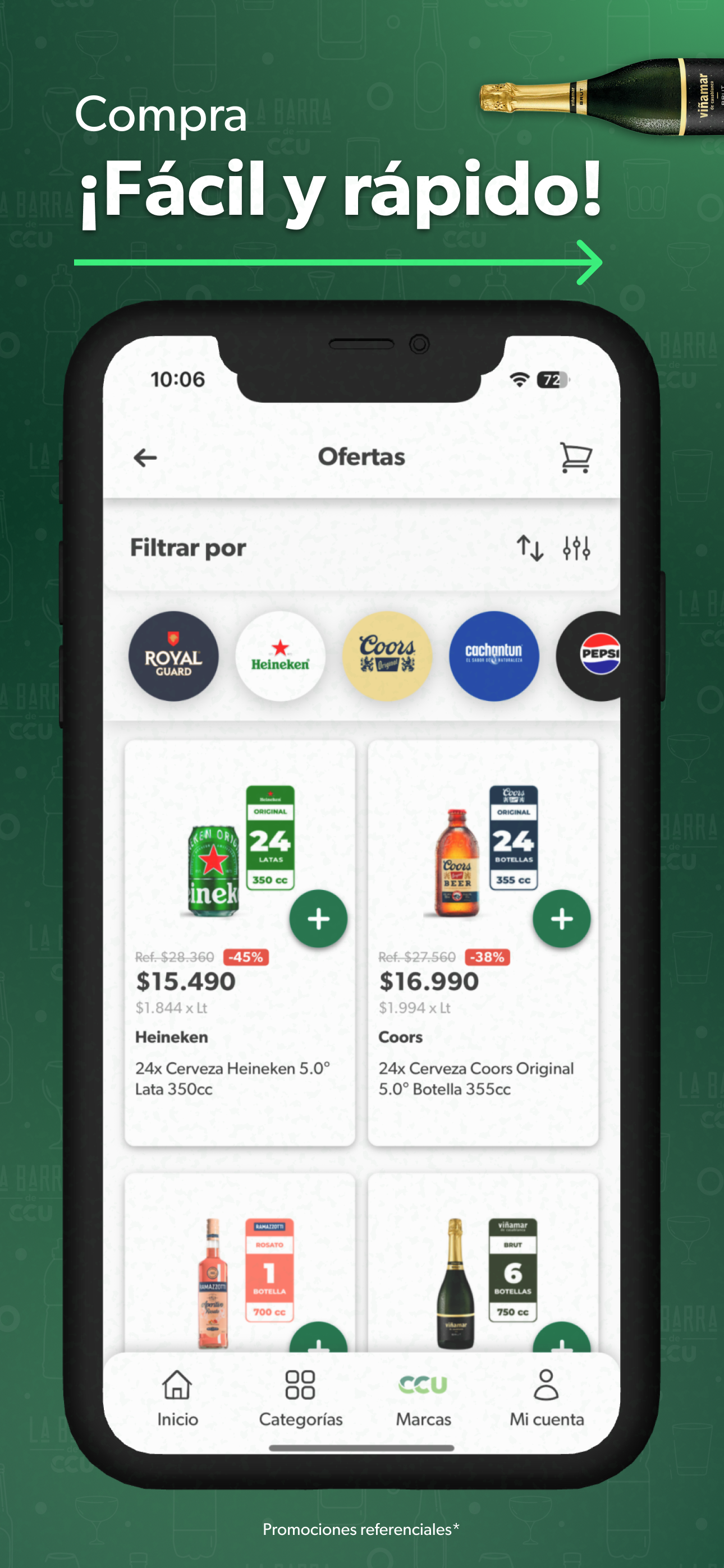 LaBarra: Bebidas con delivery
