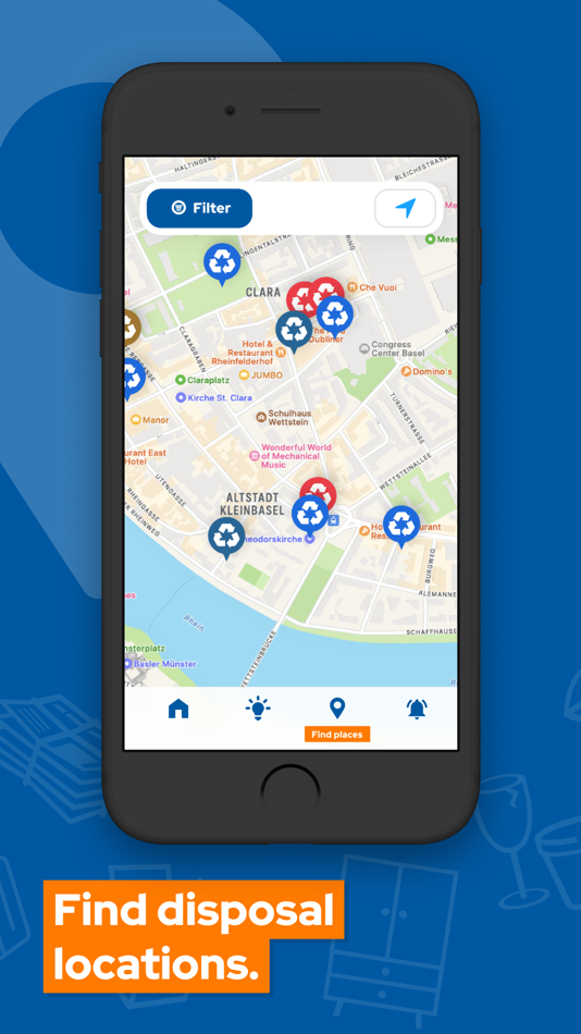 #7. Dräggwägg - Clean Basel (iOS) 由: Tiefbauamt Basel-Stadt
