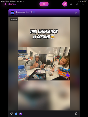 kliprise - Creator Discovery iPad screenshot 10 - Social Networking app