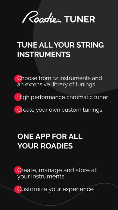 Screenshot #1 pour Roadie Tuner - Guitar Tuner
