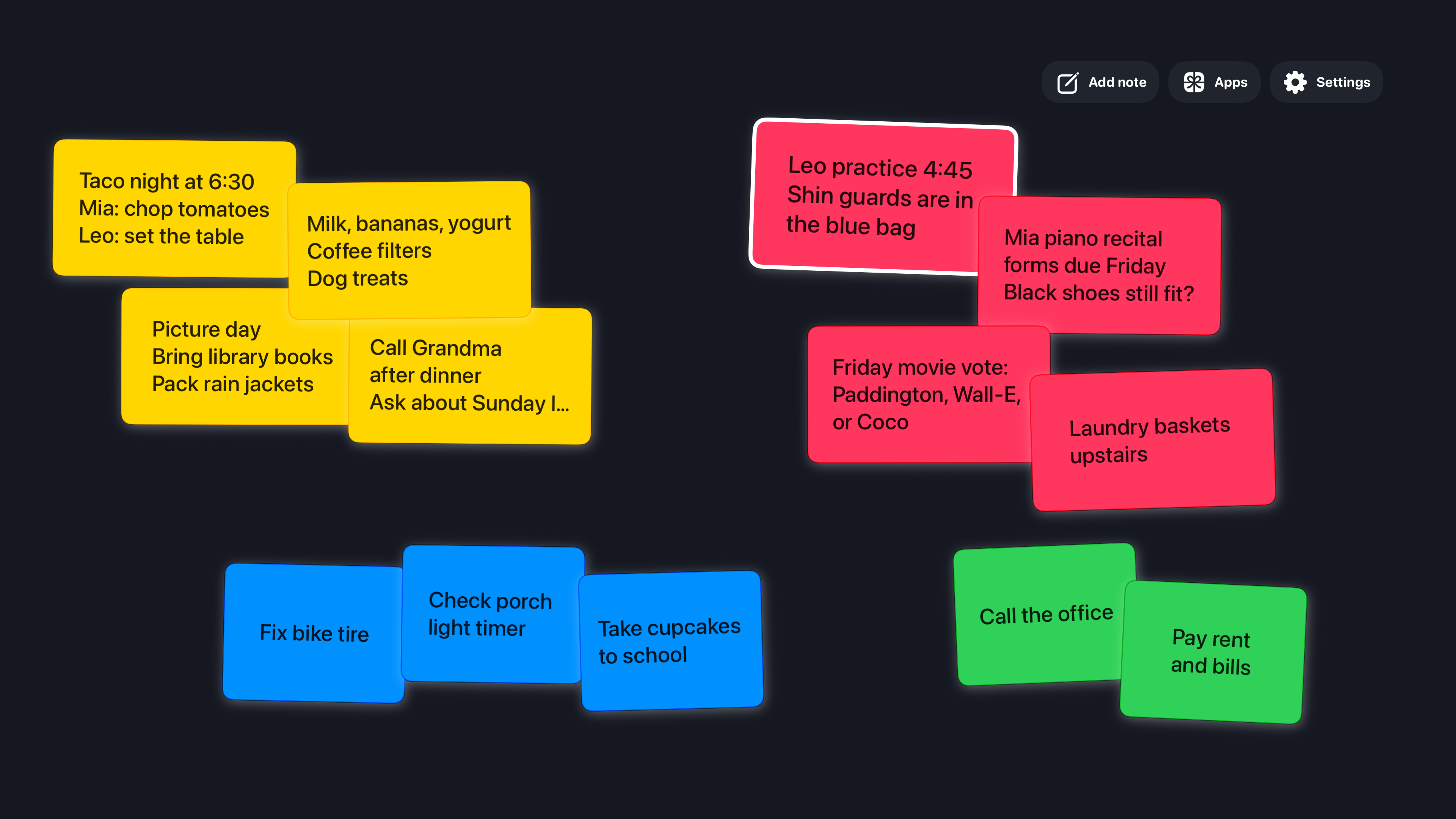Notes on TV screenshot 2
