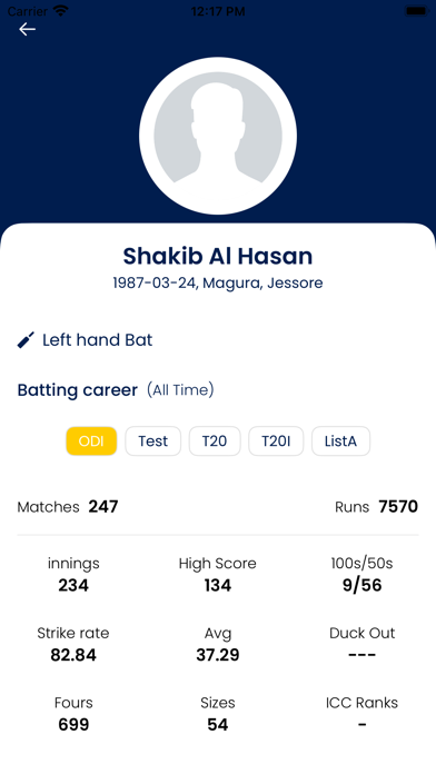 World T20 Live - Cricket Genie Screenshot