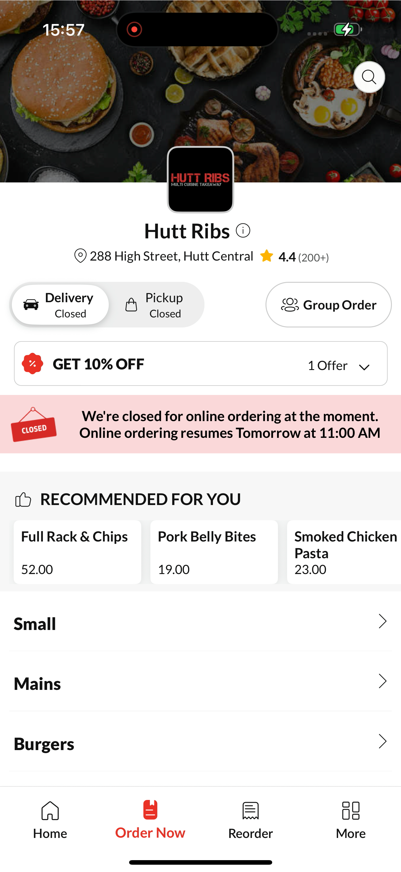 Hutt Ribs screenshot 2