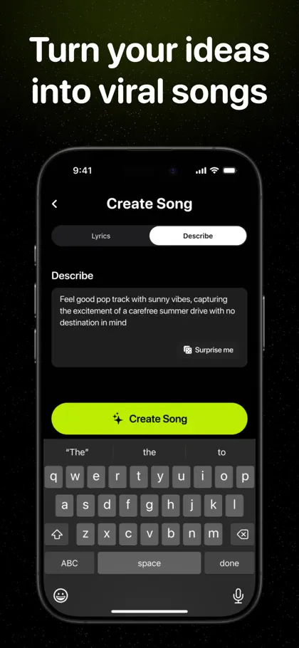 Song AI: AI Music Generator screenshot 4 of 6
