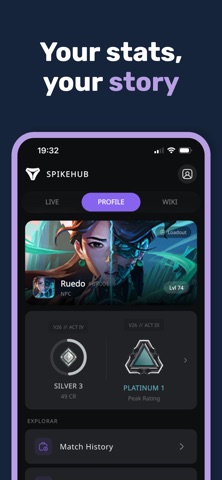 SpikeHub: Valorant Shop & Duo iPhone screenshot 1