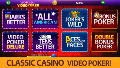 World of Video Poker Screenshot