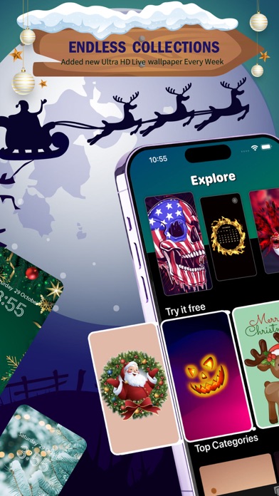 Christmas Animated Wallpapers Screenshot