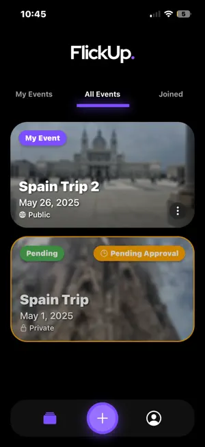 FlickUp: Synced Photo Albums screenshot 1