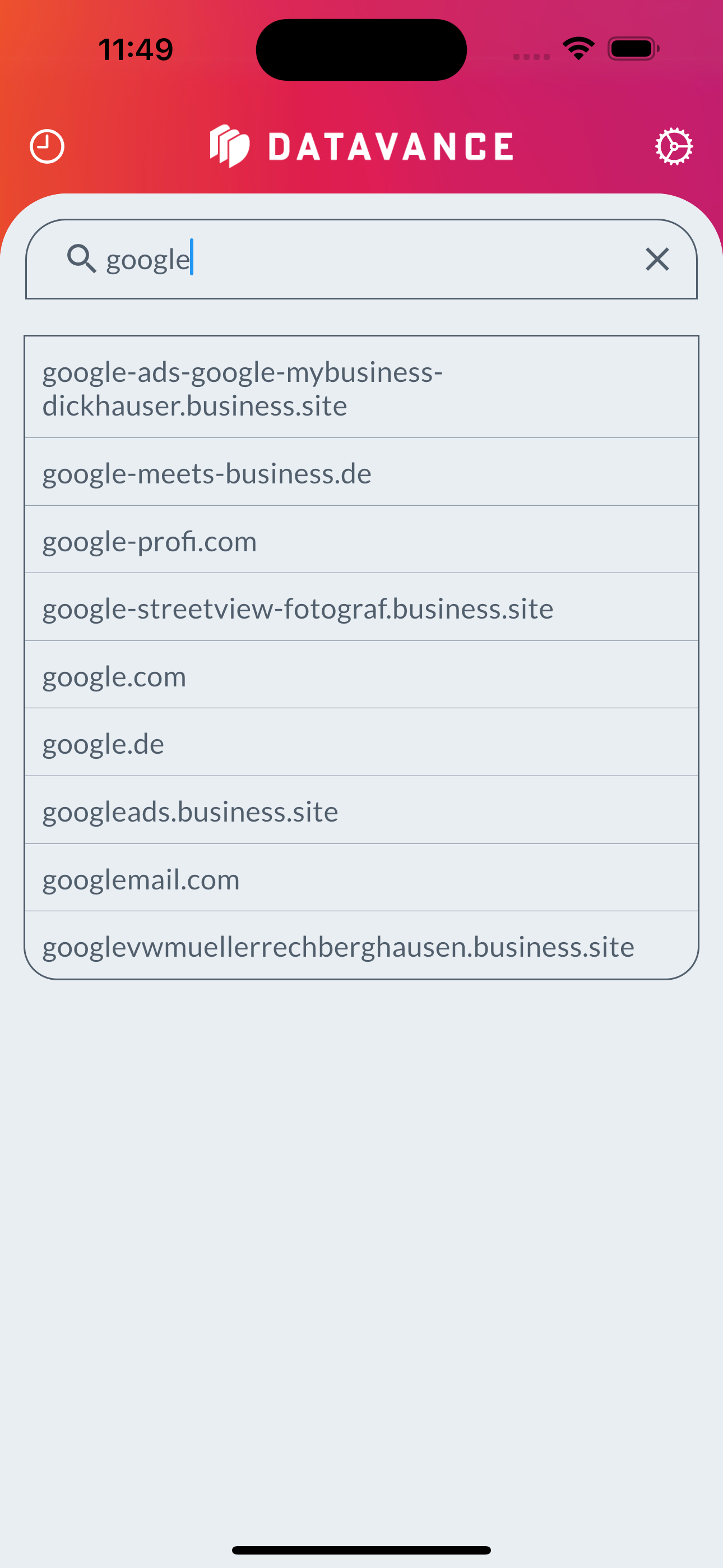 B2B Web Profiler