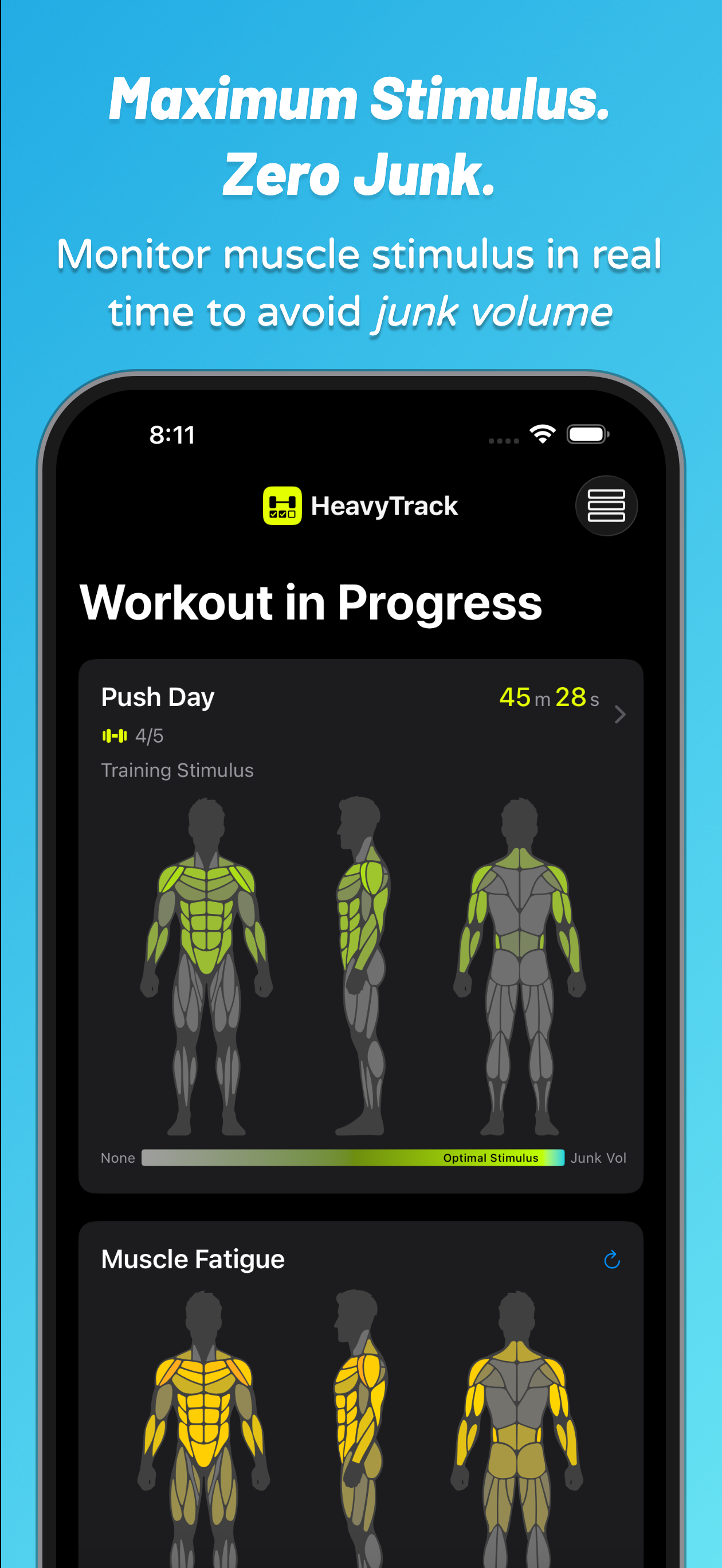 HeavyTrack Gym Workout Tracker screenshot 6