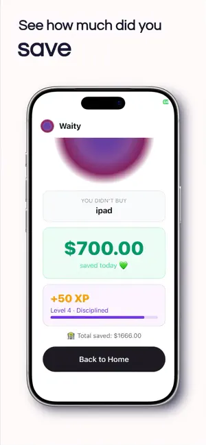 Waity - Stop Impulse Shopping screenshot 3