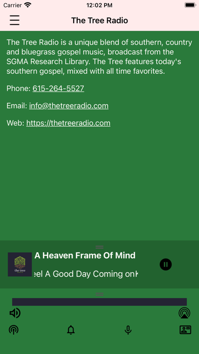 The Tree Radio-Southern Gospel Screenshot