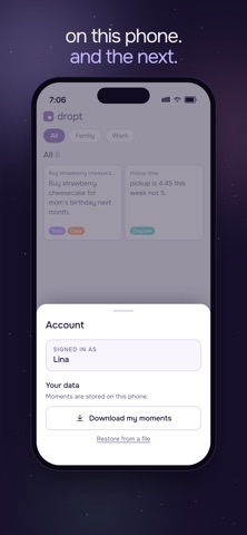 dropt - Drop a thought Screenshot 5 of 5
