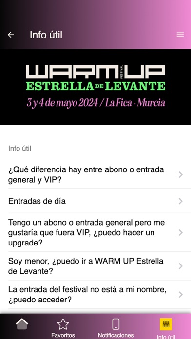 WARM UP - Estrella de Levante Screenshot
