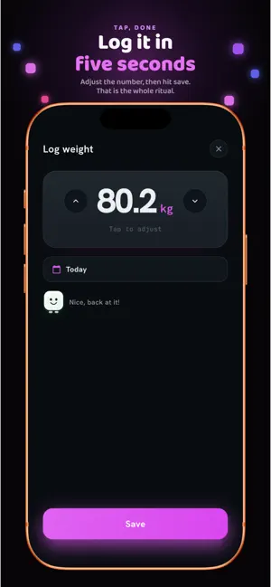 WeightLog: Weight Loss Tracker screenshot 4