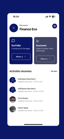 EcoFinance Analytics iPhone screenshot