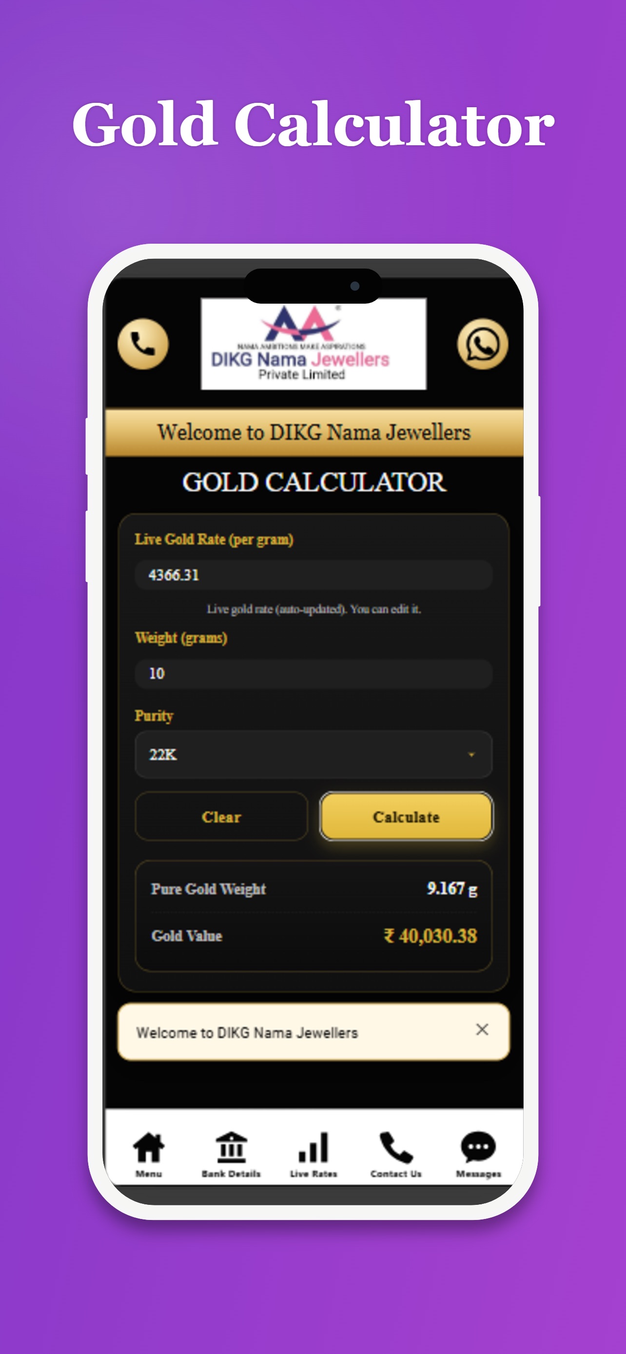 Screenshot 2 of DIKG Nama Jewellers.