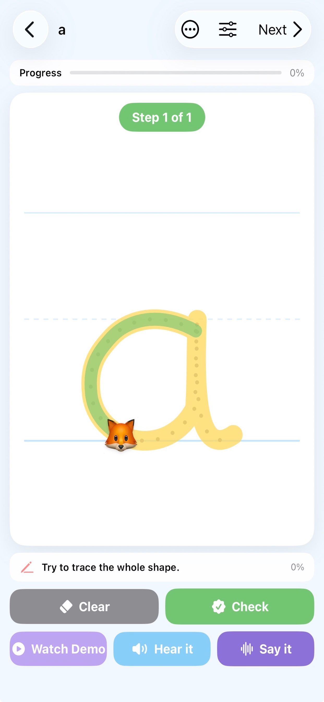 Young Writer: ABC Tracing screenshot 6