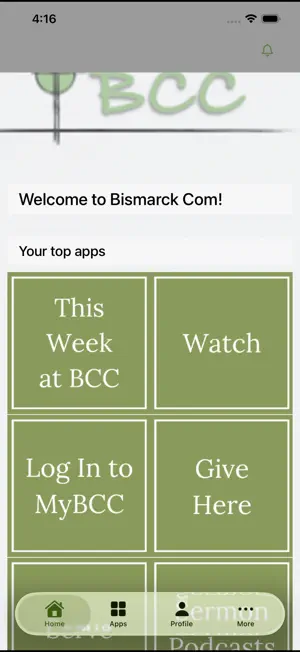 Bismarck Community Church screenshot 2