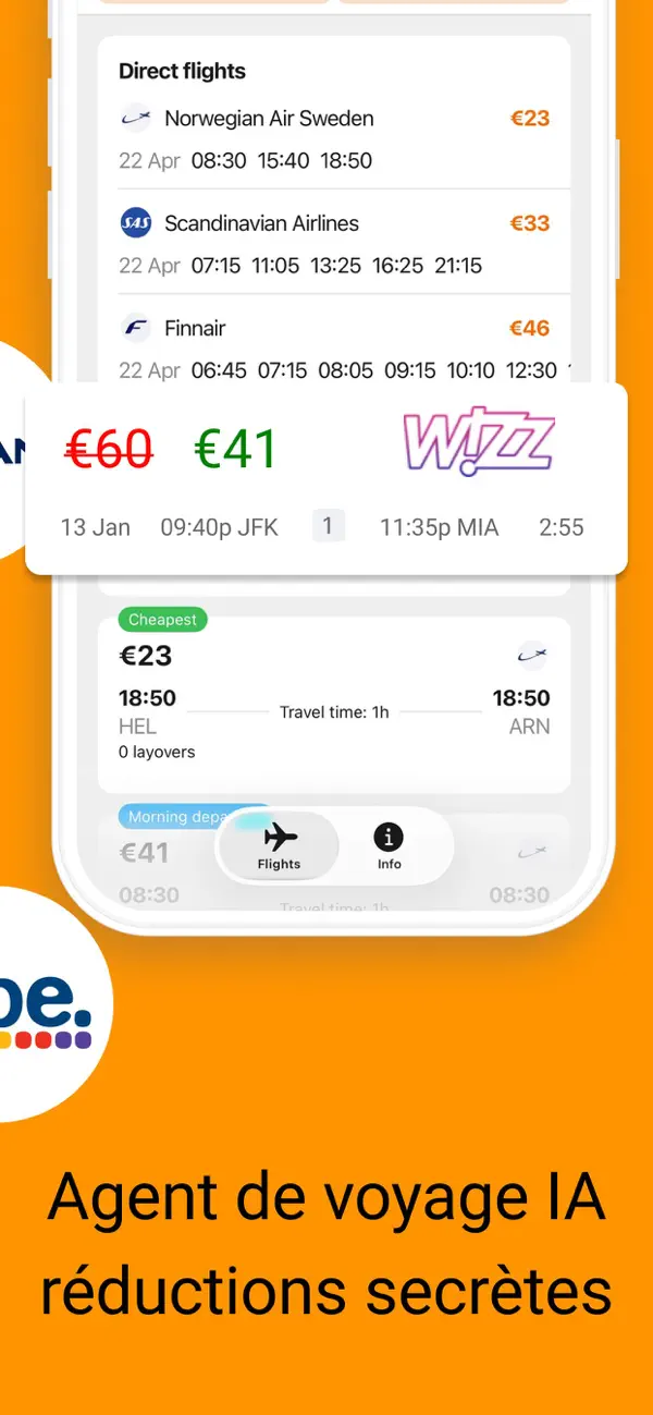 Screenshot #2 pour Vols pas chers—billets d'avion