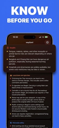 wayGard - Travel Safety Guide screenshot 4
