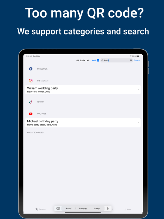 Screenshot #6 pour QR generator + storage