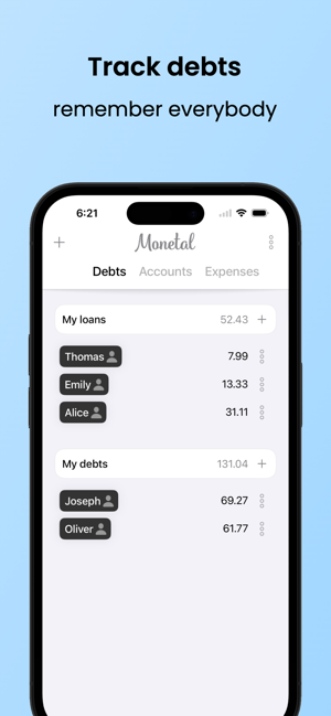 ‎Monetal - Expense Tracker Screenshot