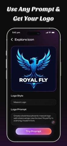 AI Logo Maker : Logo Art Style iPhone screenshot
