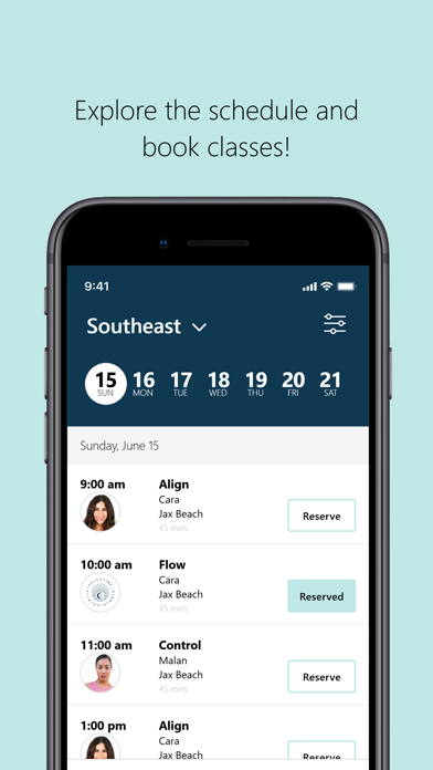 Celestine Pilates iPhone screenshot 3 - Health & Fitness app