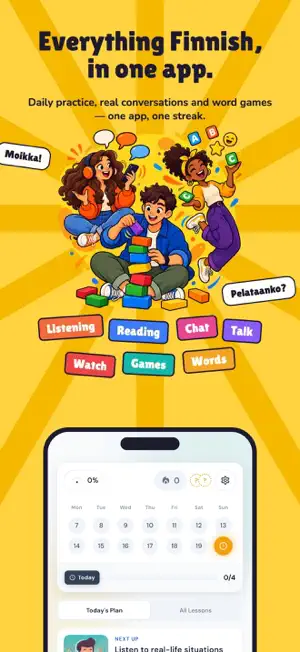 Erla: Learn Finnish with AI screenshot 1