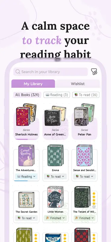 Leero: Book & Reading Tracker screenshot 1 of 8