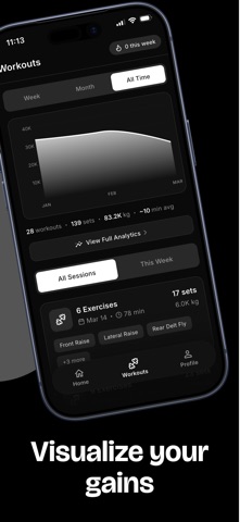 RepTalk: Voice Workout Log screenshot
