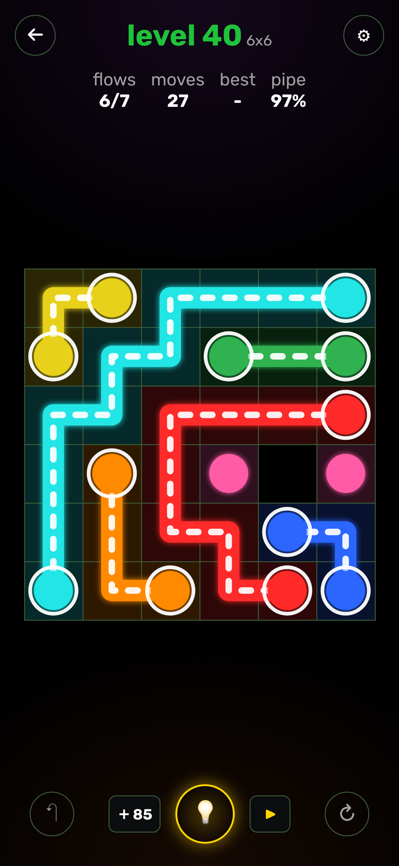 Dot Connect: Neon Flow