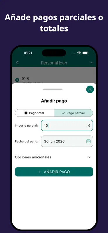 Control de Deudas: Mis deudas screenshot 3 of 7