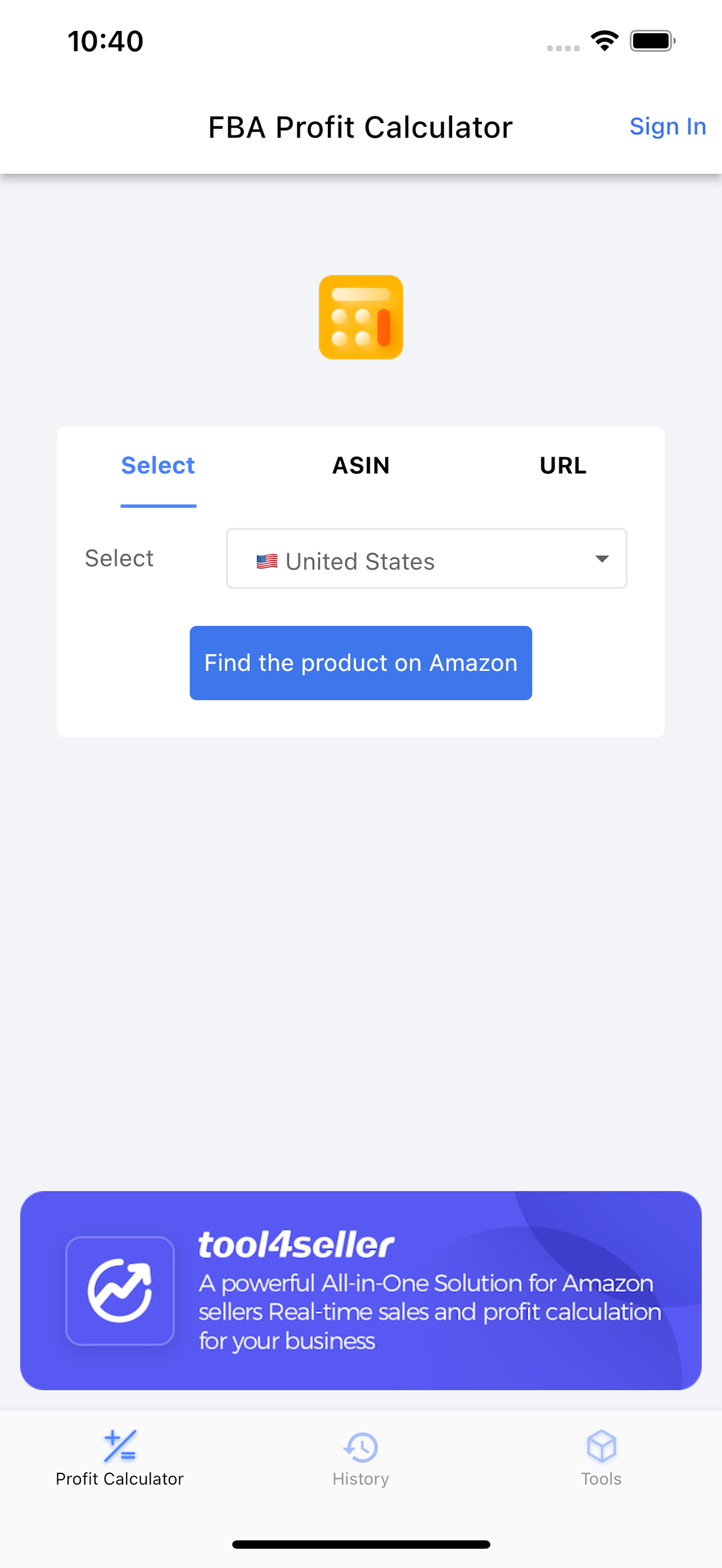 FBA Seller's Profit Calculator