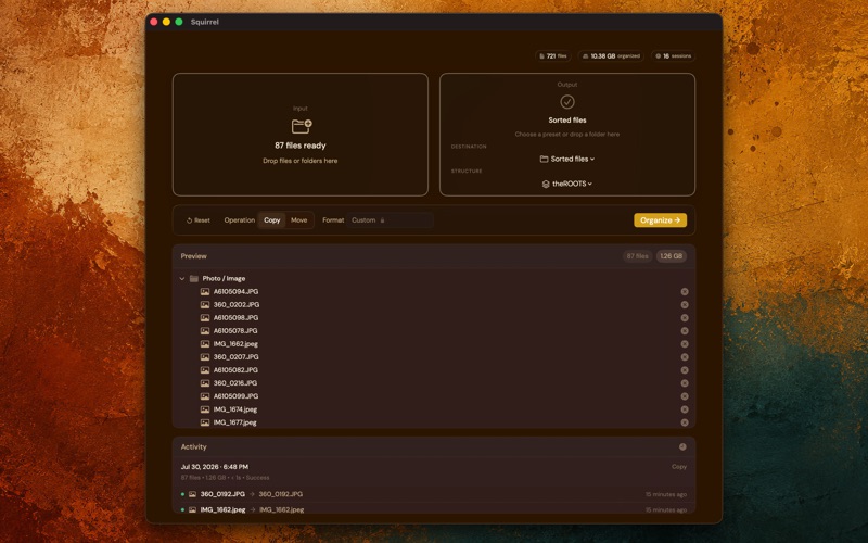 Squirrel - File Organizer screenshot