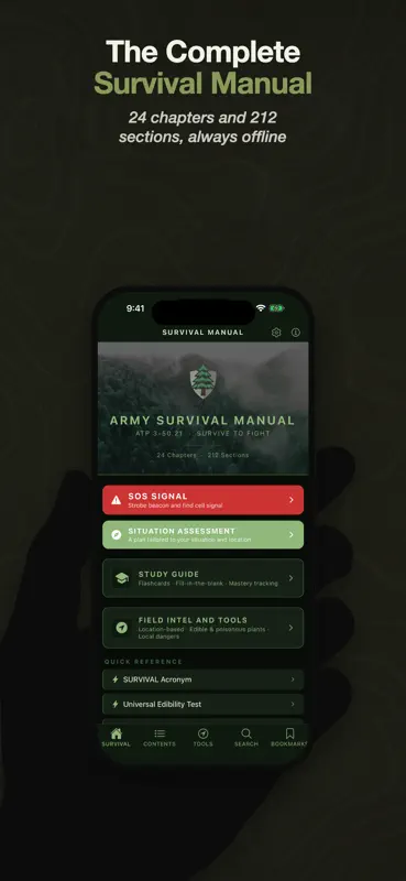 US Army Survival Manual screenshot 1 of 7