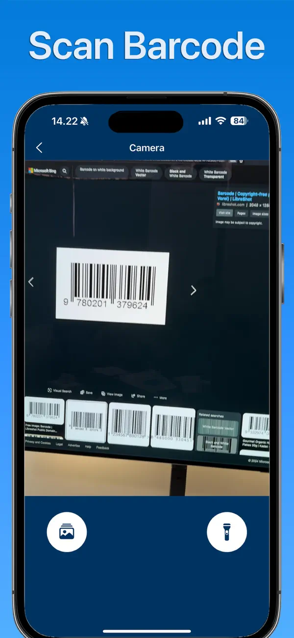 #1. Bar Code Scanner - Barcode (iOS) Ved: Andy Sutanto