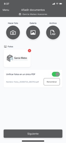 García Mateo Asesores screenshot