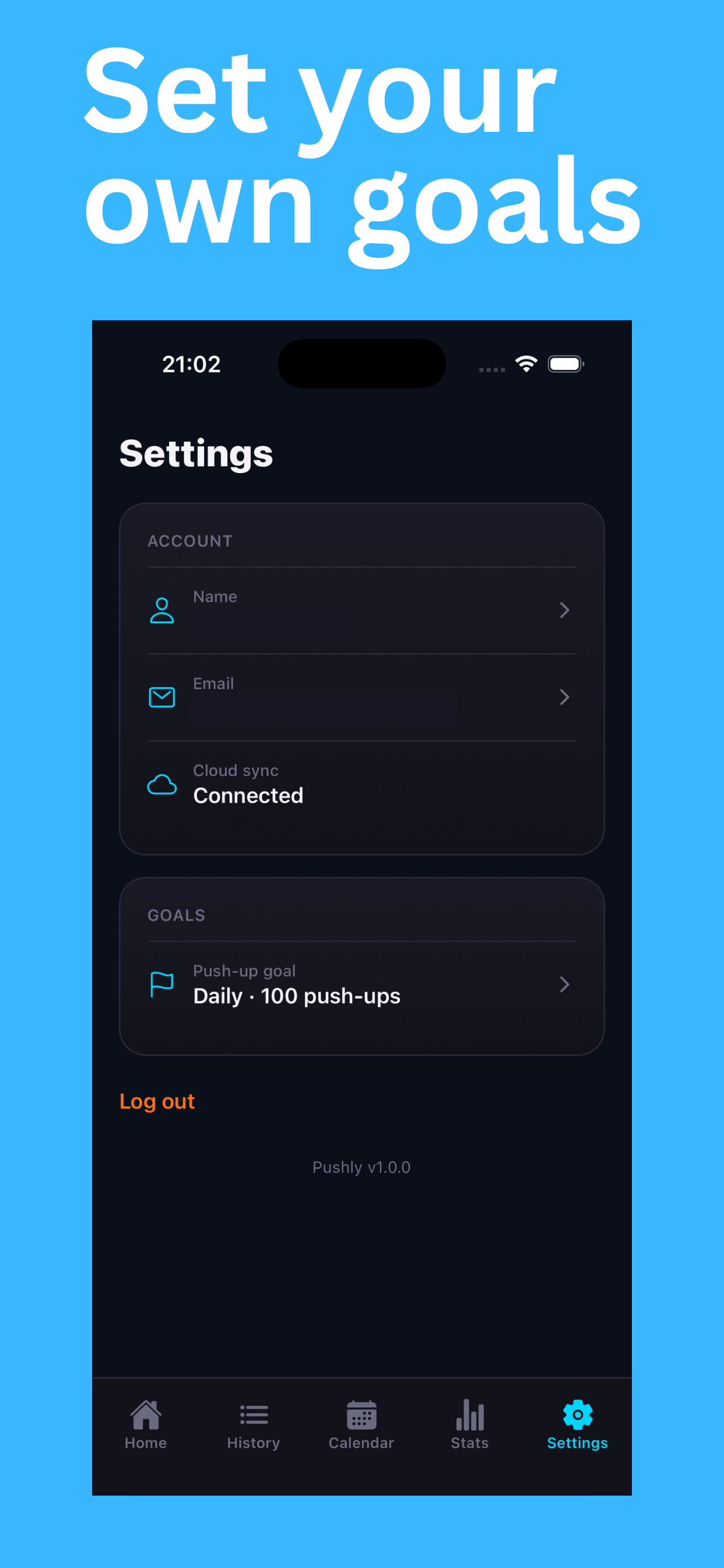 Pushly : Push Up Tracker screenshot 3
