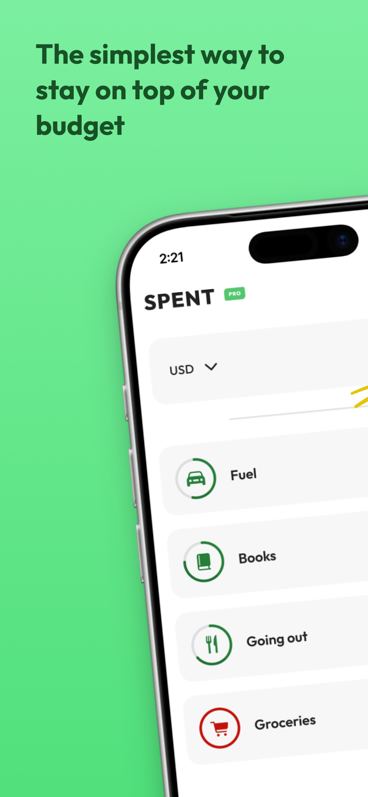 Spent - Track your expenses