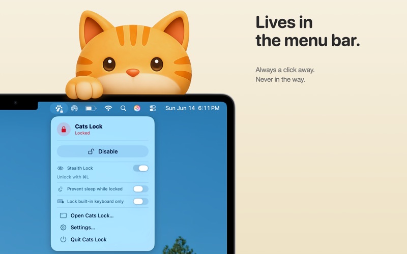 Cats Lock screenshot