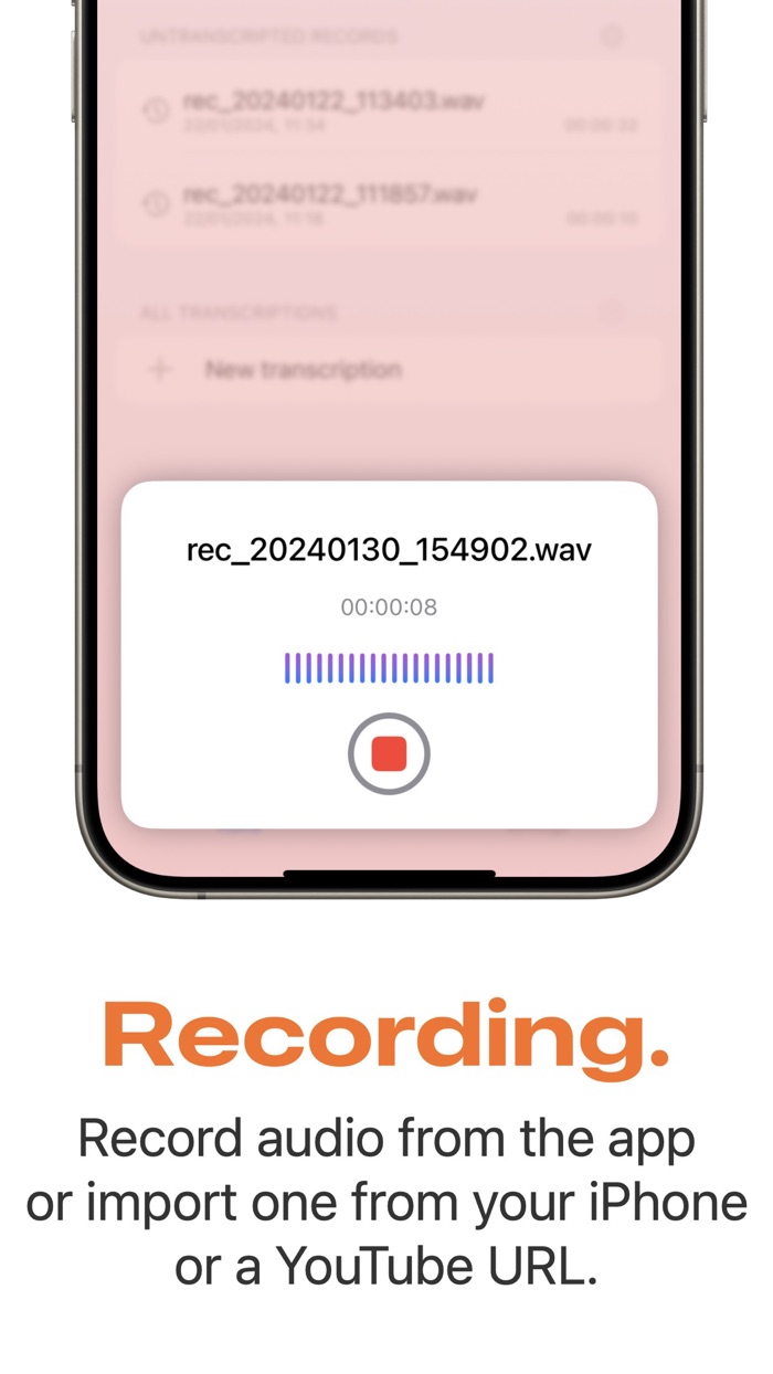 Speech to Text - Transcriber